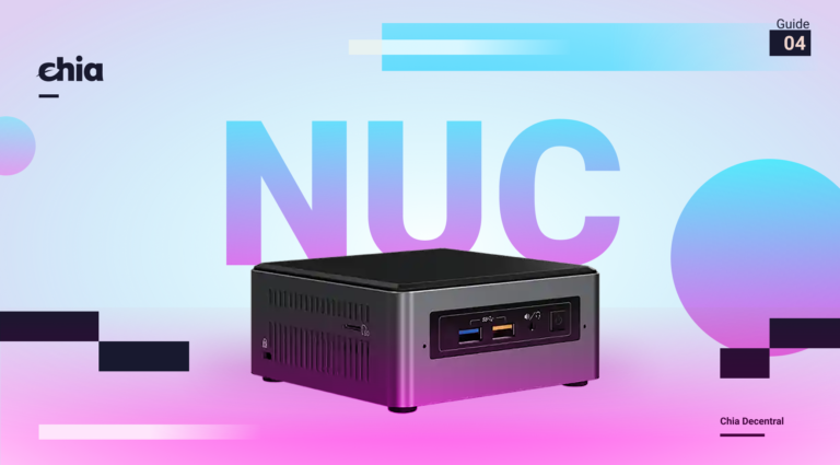 NUC Small Form Factor Chia Plotting Build